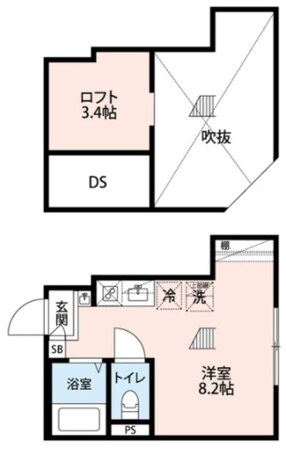 クレアール町屋の物件間取画像